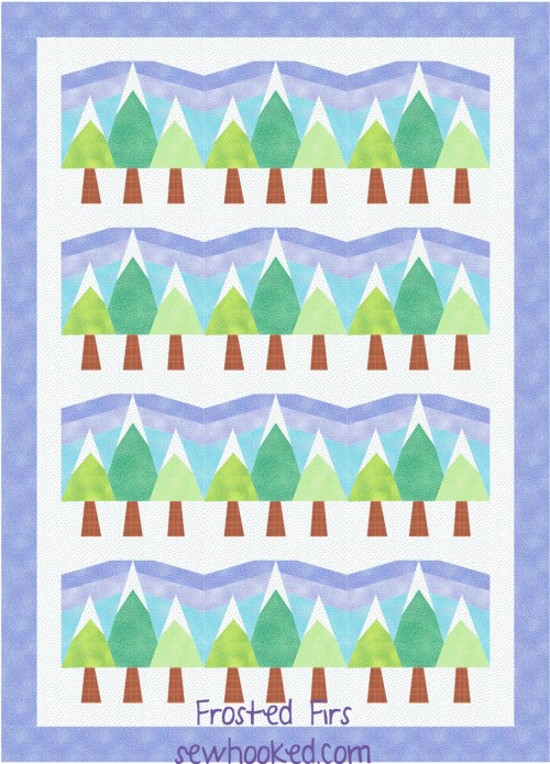 Frosted Firs quilt