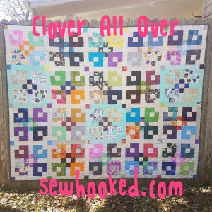 Clover All Over quilt in fabric
