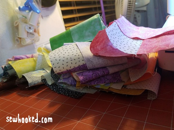 Clovers Chain Piecing 2