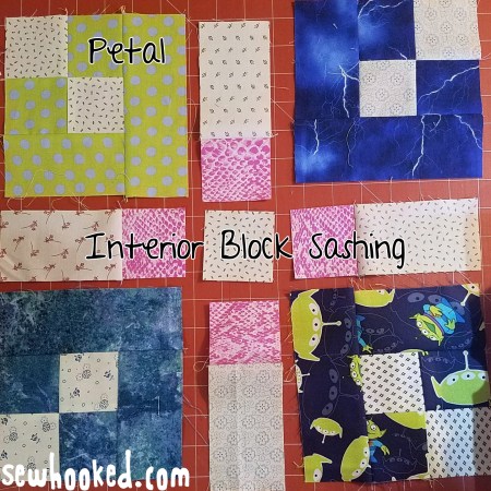 Clovers piecing block