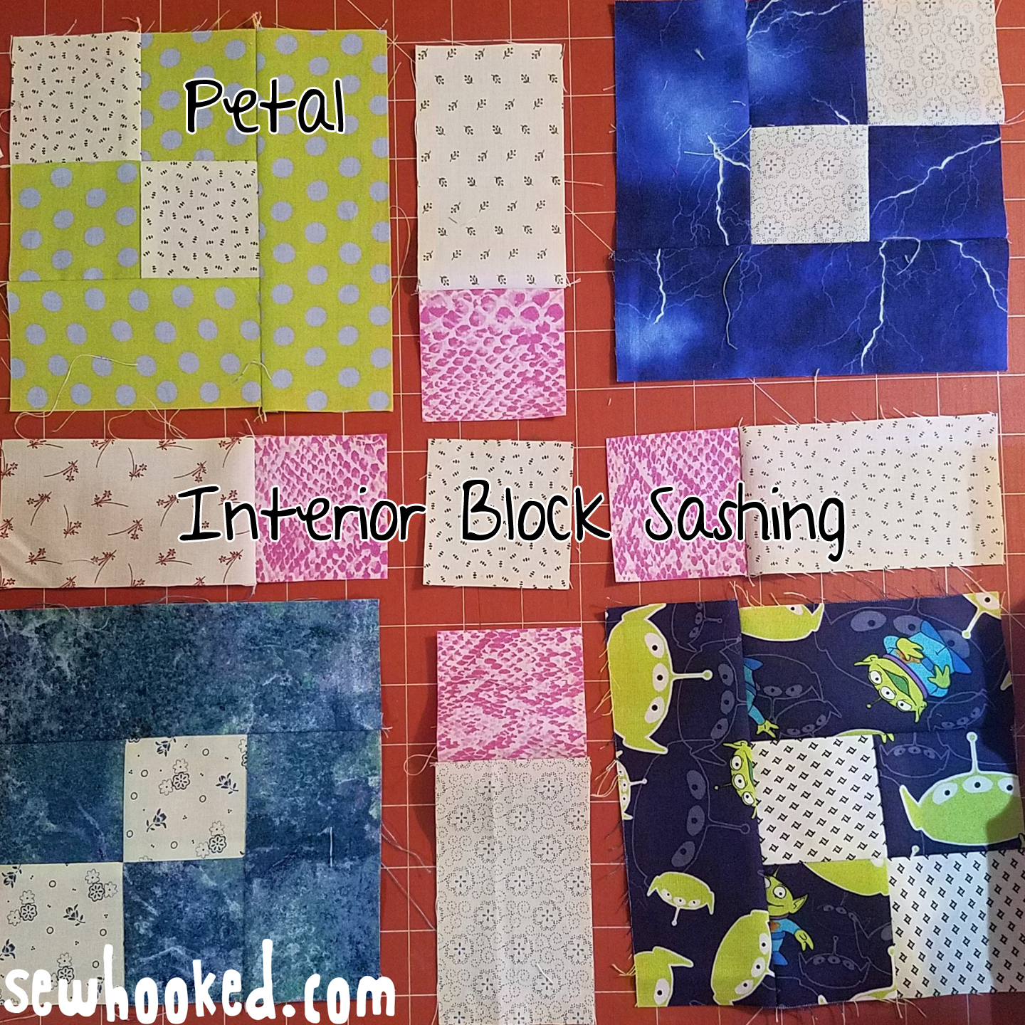 Clovers piecing block